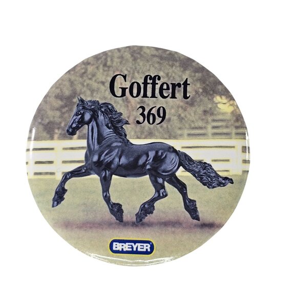 Breyer Horse Goffert 369 Button Pin - Picture 1 of 8